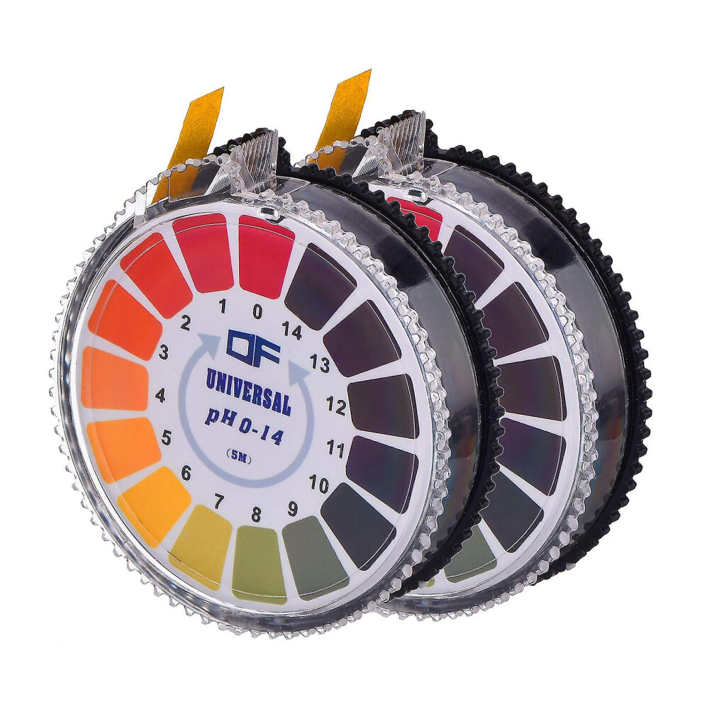 2pcs Ph Test Paper Strip Roll Full Range Accurate Measuring Universal Acid Testing Papers Ph Indicator Strips