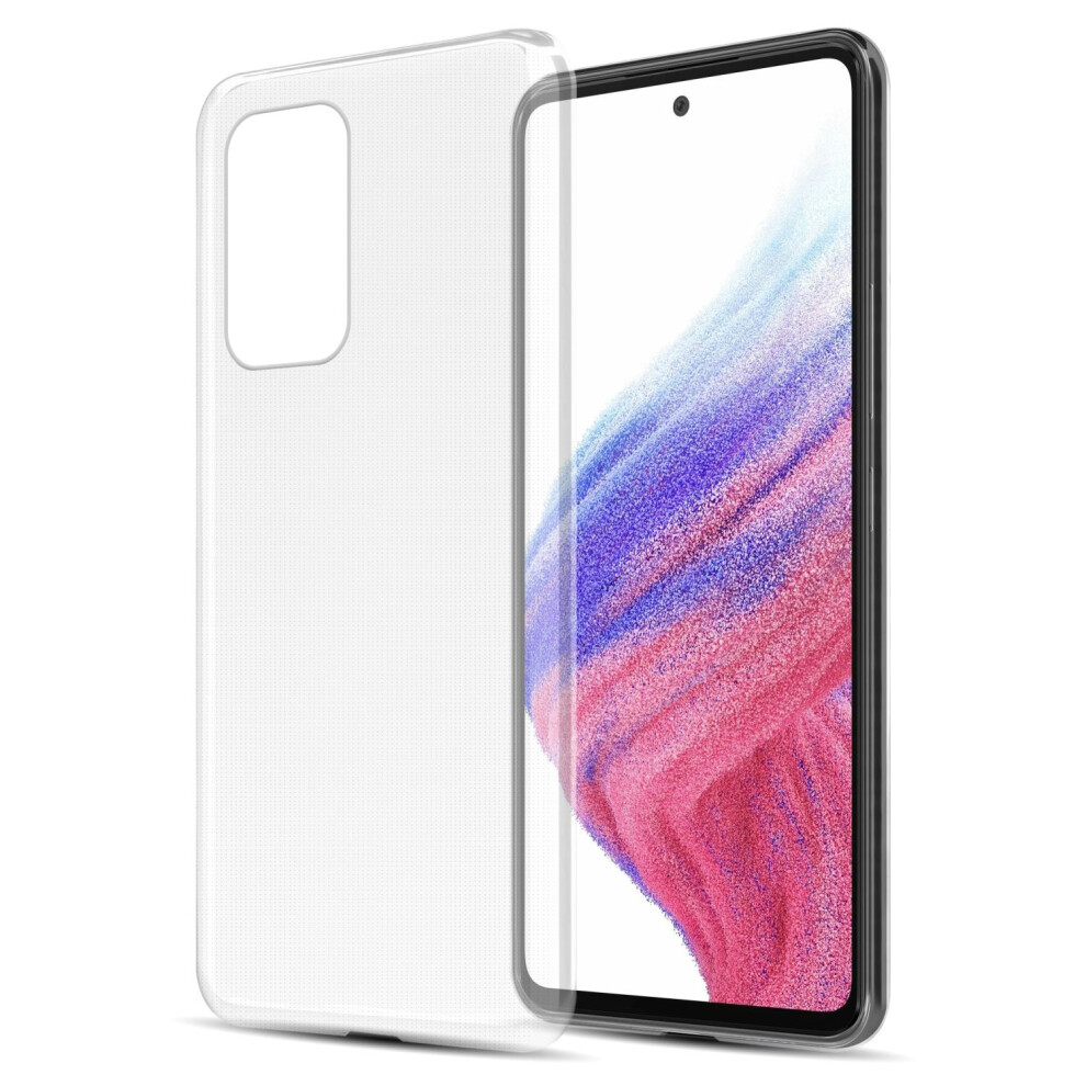 Cadorabo Case for Samsung Galaxy A53 5G Cover Transparent Protection TPU Silicone Gel