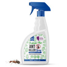 Ant Killer Spray 500ml - Effective Polymer, Fast-Acting, Long-Lasting Protection, Indoor & Outdoor Safe, Non-Toxic for Pets & Family, Eliminates All