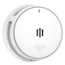 Smoke Alarm, 10 Years Battery, Smoke Alarms for Home, Fire Alarm with Mute Remotely Function,Big Test/Silence Button Smoke Alarms, Conforms EN14604,