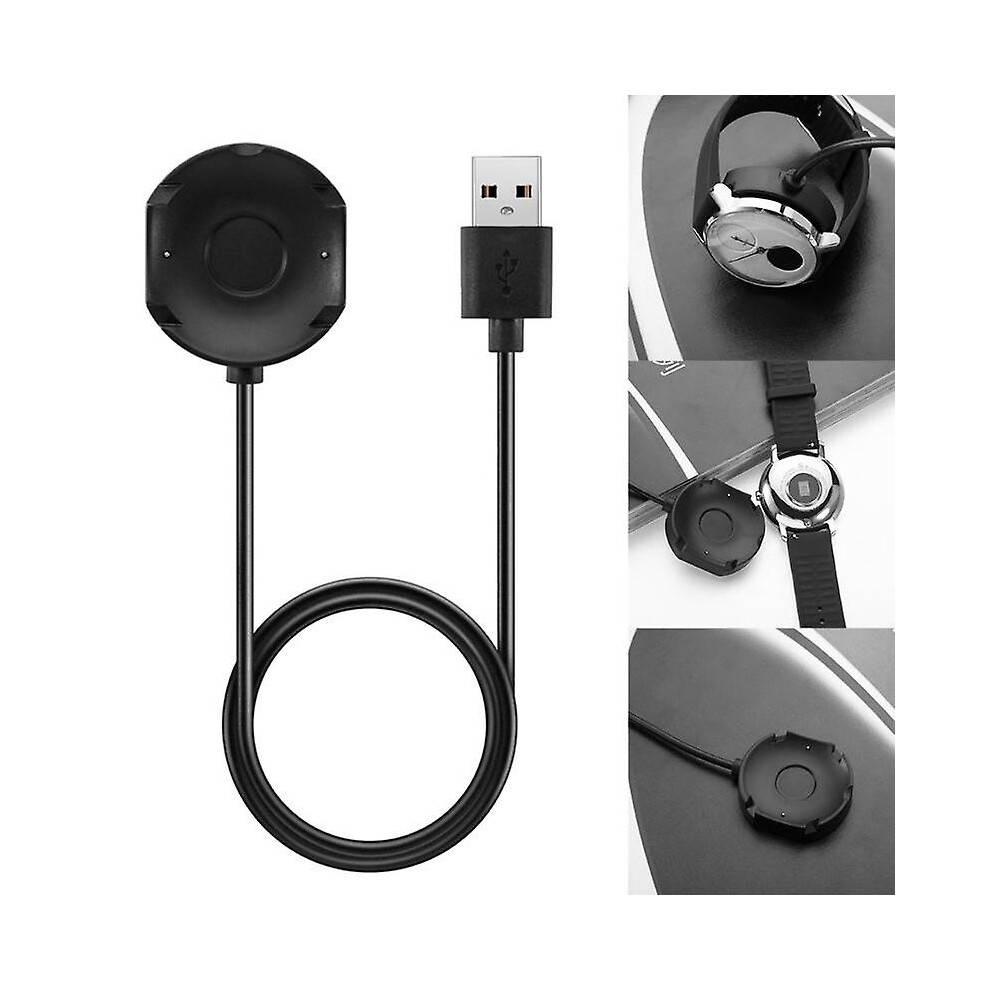 1m USB Charger Dock Station Cradle Cable Line for Nokia Steel HR 36mm 40mm Watch