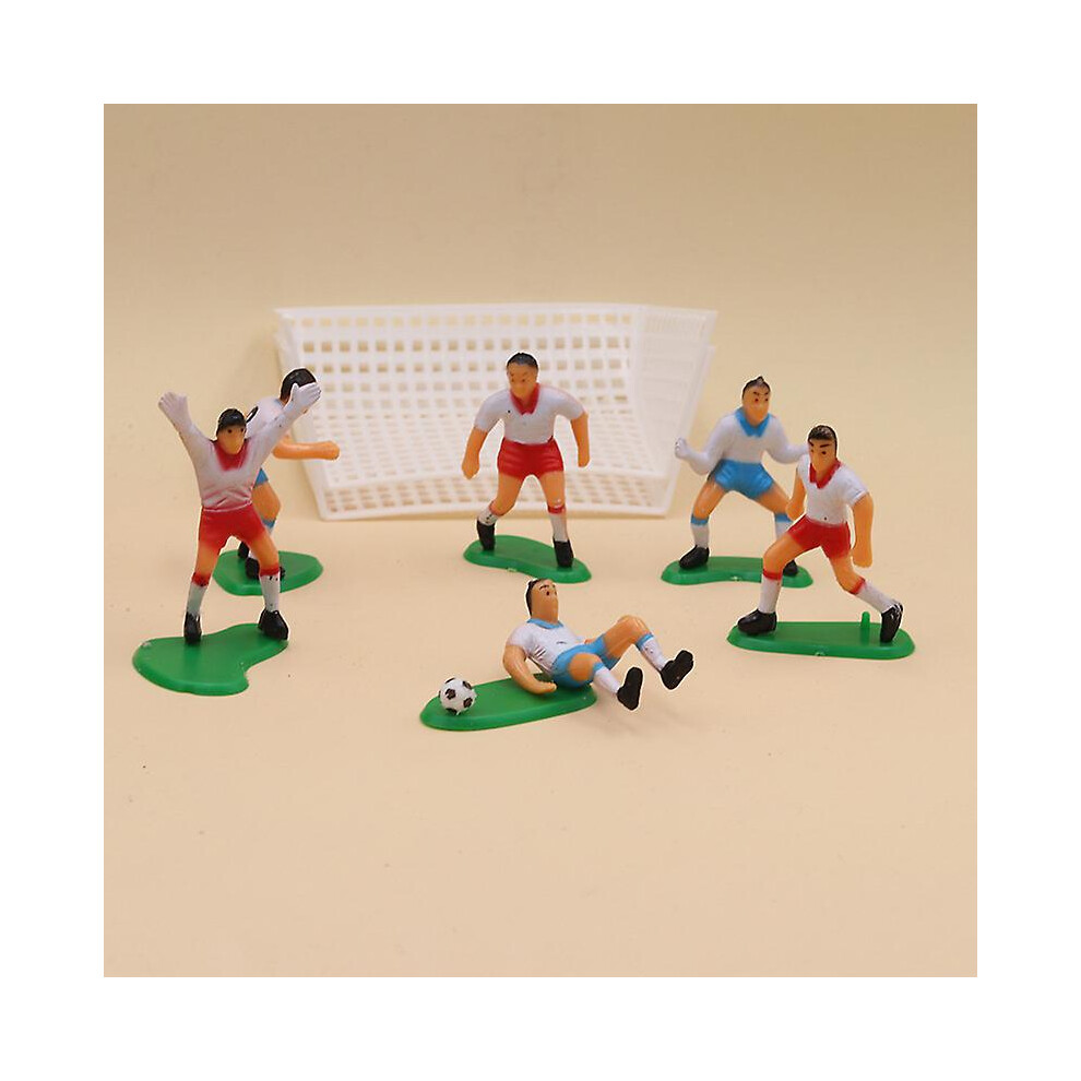 8Pcs/Set Soccer Football Cake Topper Kids Cupcake Decoration Baby Party Decor