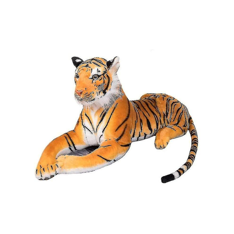 (, 75Cm) Realistic Big Stuffed Animals Tiger Plush Cat Toys-I Brown