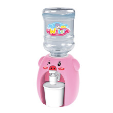 (Pink) Kids Gifts Children's Mini Beverage Dispenser Exciting Game Water Dispenser