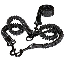 Two One Drag Dog Ropes Elastic Buffering Dog Chains Double Reflective Traction