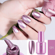 (Mirror flour) 8ml Metallic Nail Polish Mirror Effect Chrome Nail Art Polish Varnish 2023