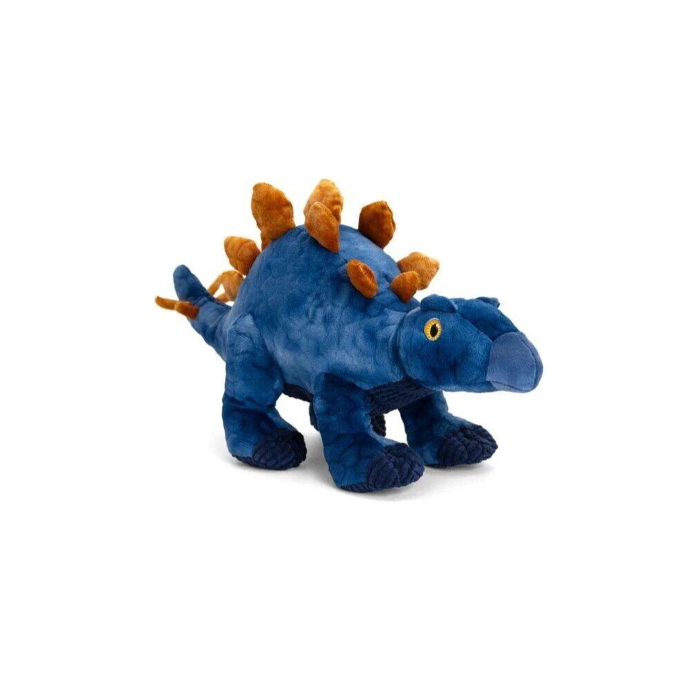 Keel Toys Keeleco Dinosaurs - Stegosaurus 26Cm Stuffed Soft Toy Blue