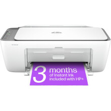 (White/Grey, HP DeskJet 2820e) DeskJet 2820e All in One Printer | Perfect for Home | Colour | Wireless | Print, Scan & Copy |  Reliable Wi-Fi| Cement