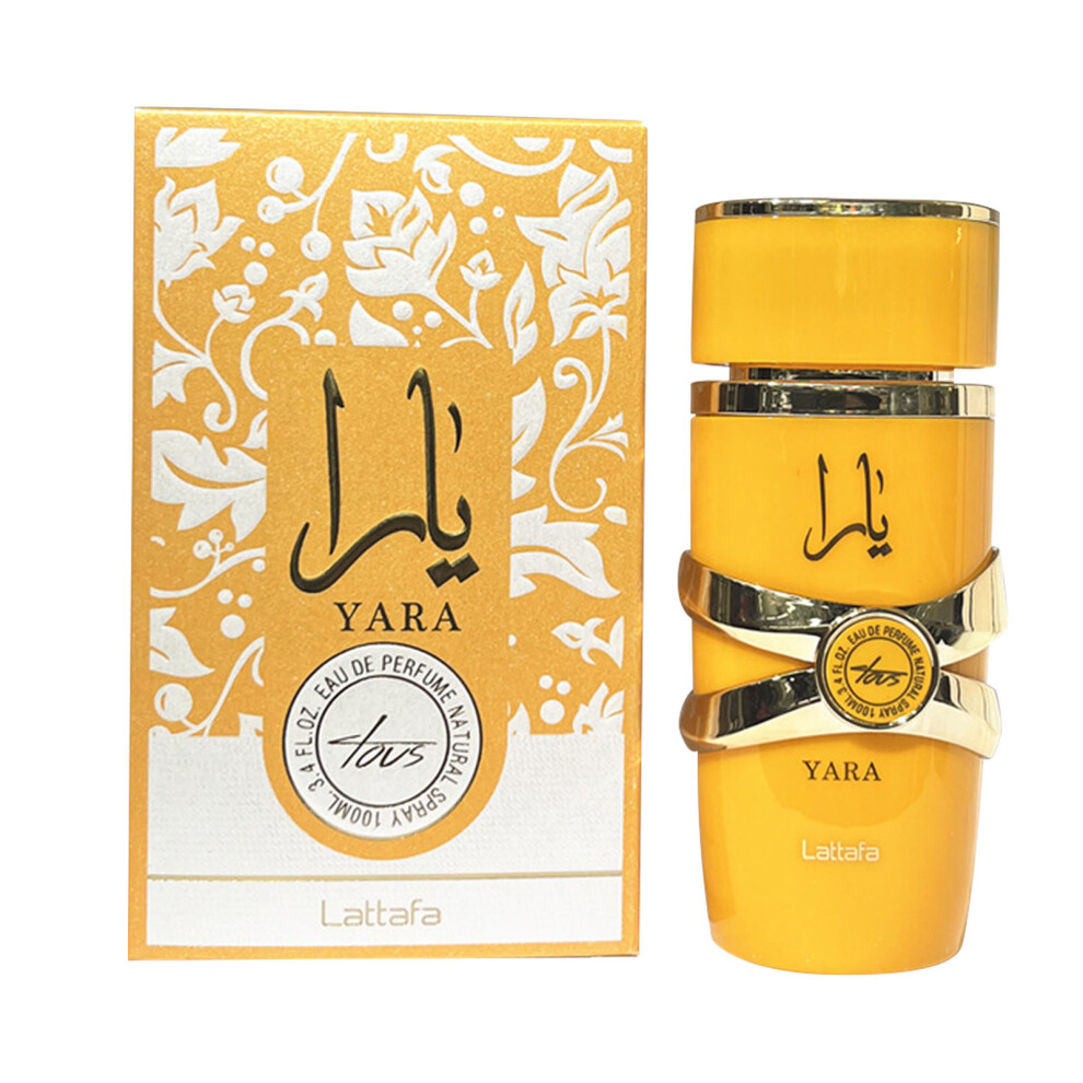 (Gold) Lattafa Yara Women's EDT 100ml, Exquisite Arabic Fragrance, Long-lasting Scent