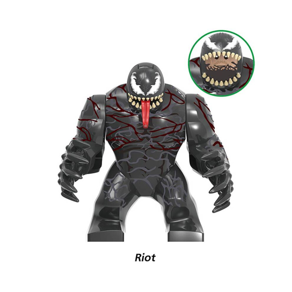 (StyleD) Anti Venom Venom Mini Toy Action Figure Fit Building Blocks
