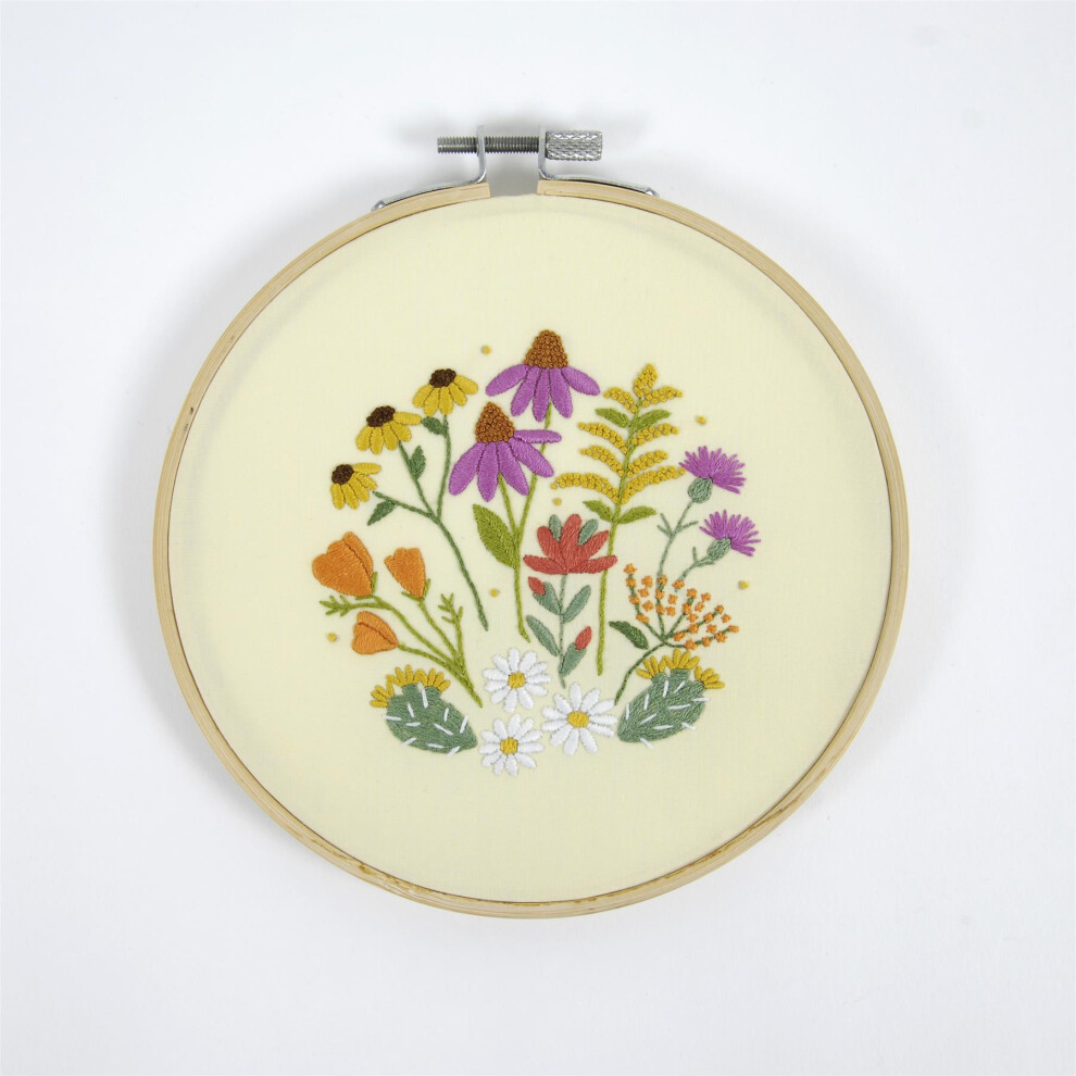 DMC Embroidery Kit Mediterranean Garden by Celeste Johnston - Intermediate