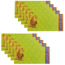 (Green) Money Envelopes Shagun Wedding Cash Card Voucher Gift Wallets Engagement 10x