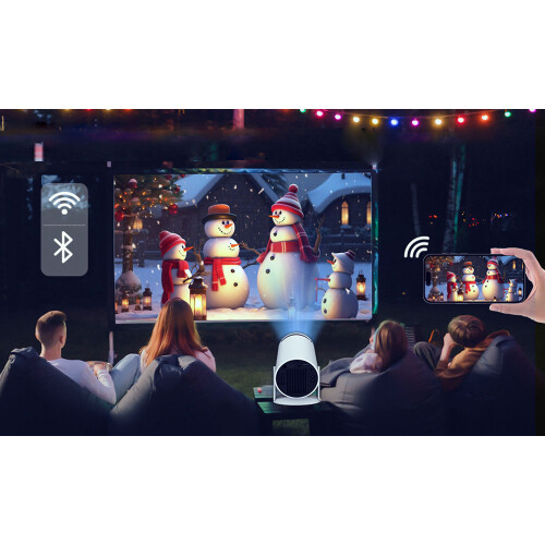Android 11 F100 Mini Smart Projector Auto Horizontal Correction180° 2