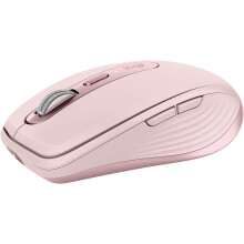 Mouse ergonomica - Senza fili - Logitech - MX Anywhere 3 - Rosa
