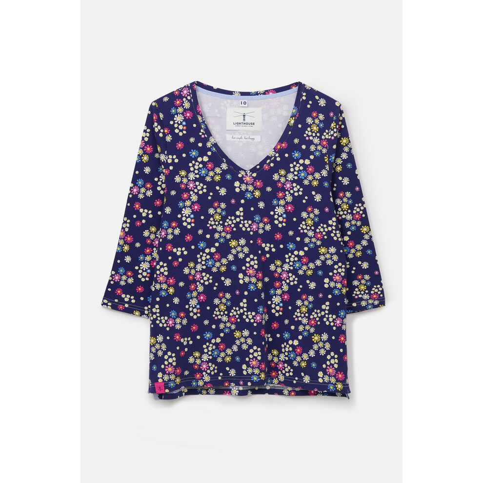 Lighthouse (Uk 8, Daisy Print) Ariana Womens Top