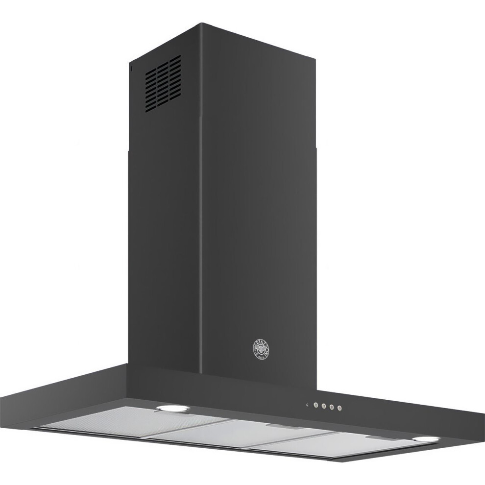 Bertazzoni KT100P1NEV Built In 100cm 3 Speeds Chimney Cooker Hood Nero B Rated