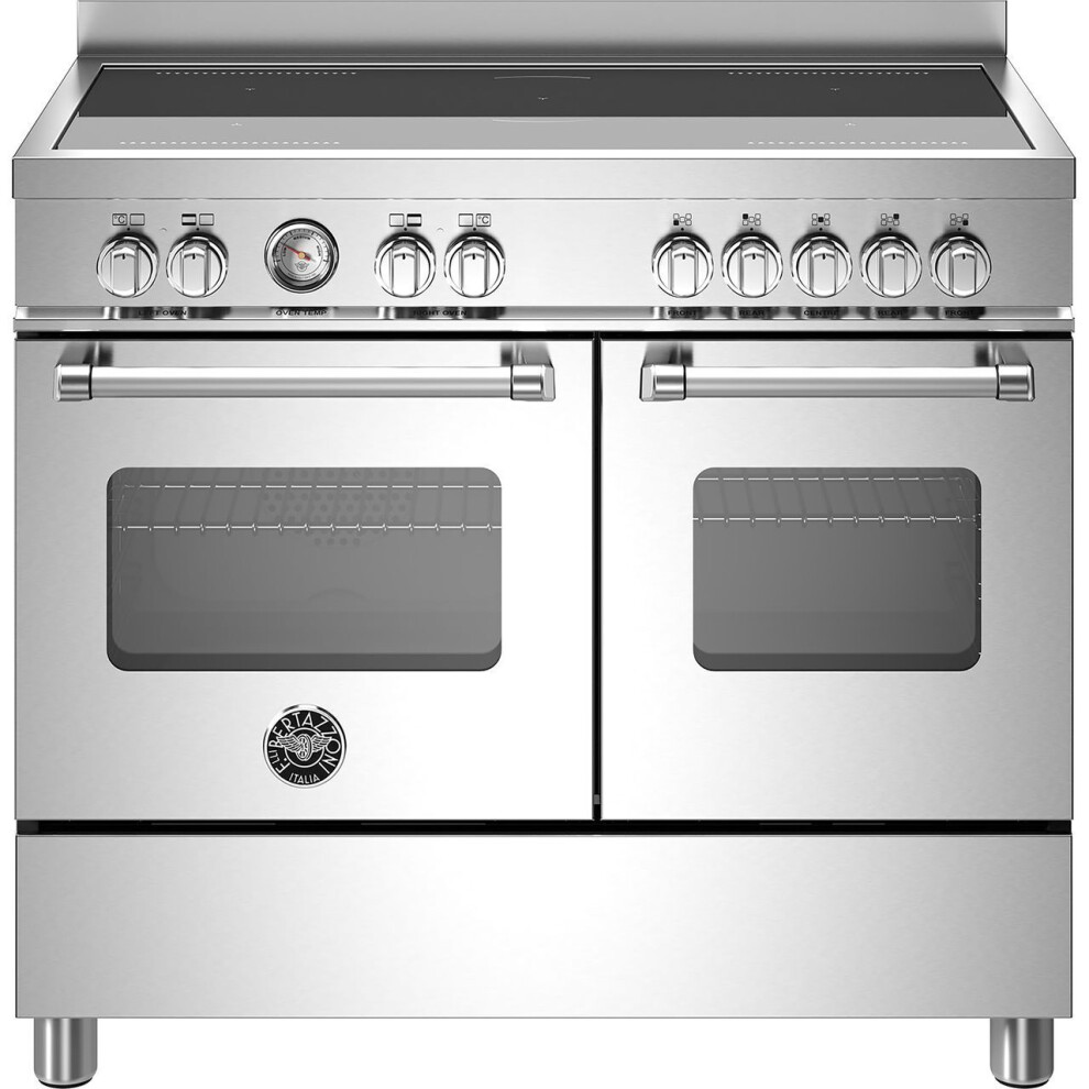 Bertazzoni MAS105I2EXC Electric Range Cooker - 100cm - 2 Ovens - Induction Hob - Stainless Steel - Image 3