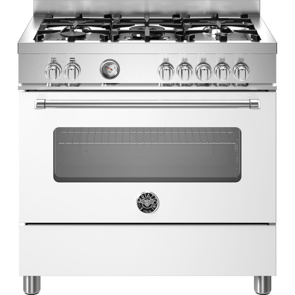 Bertazzoni MAS95C1EBIC Master Series 90cm Dual Fuel Range Cooker 5 Burners