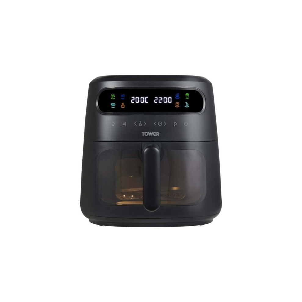 Tower T17123 Vortx Fryer Air Fryer 1900 Watt With Timer Black