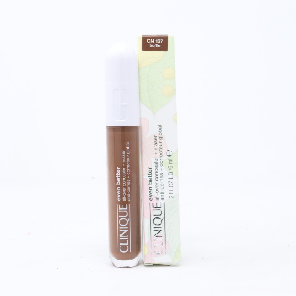 (CN 127 Truffle) Clinique Even Better All-Over Concealer + Eraser  0.2oz/6ml New With Box