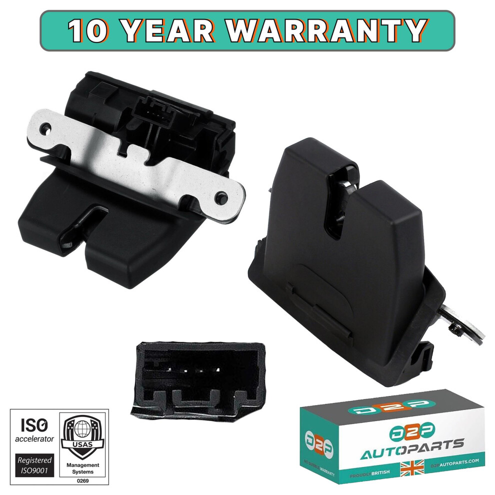Boot Tailgate Lock Latch Catch Actuator (4 Pin) For Ford Fiesta Mk6 & B-Max 5056167422495