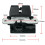 BOOT TAILGATE LOCK LATCH CATCH ACTUATOR (4 PIN) FOR FORD FIESTA MK6 & B-MAX 3