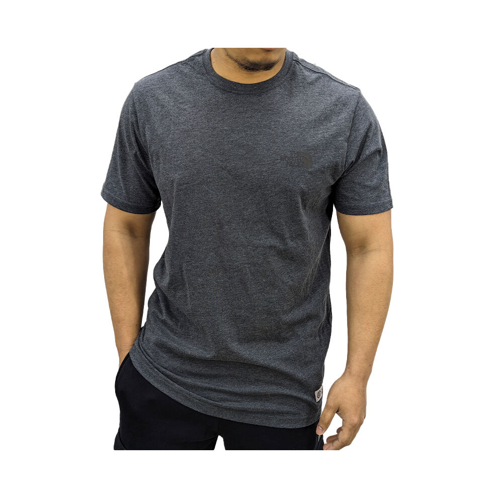 (Charcoal, S) The North Face Mens Graphic T Shirts