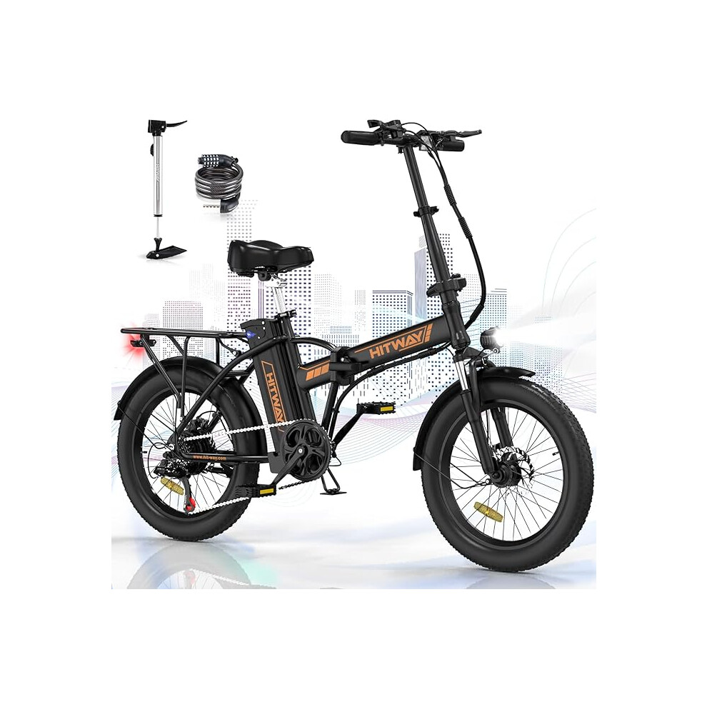 Electric Bike, Bk11, for Adults, 20" Fat Tire E Bike 250W Bicycles