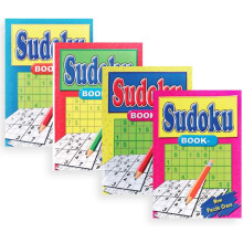 4 A5 Sudoku Puzzles Maths Travel Game Books