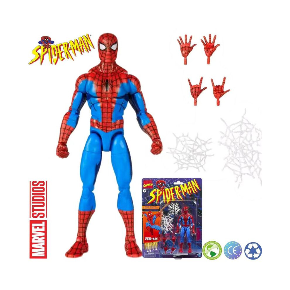 Marvel Legends Classic Spider Web Spiderman Anime Action Figure Toy Ko