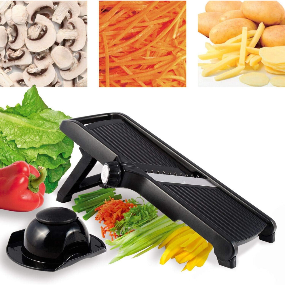 (Heavy Plastic) Prima Mandoline Slicer with 5 Adjustable Modes