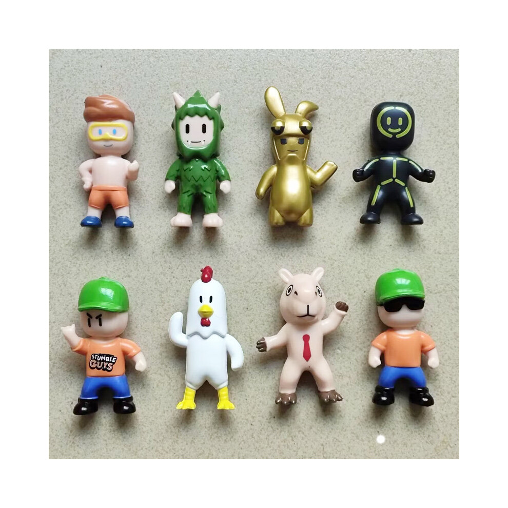 (6-10cm, F) Stumble Guys Figure Toy Stumble Guys Figura Anime Action Figures Toy Set