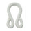 Large Copper White Braided Hooks and Eyes Fasteners - 38mm - 10 Sets 4