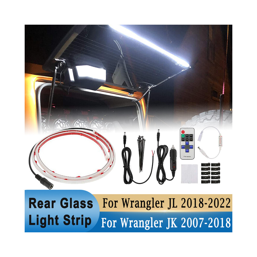 Maxpower Led Rear Glass Lift Gate Dome Bar Strip For Jeep Wrangler Jk Jku Light