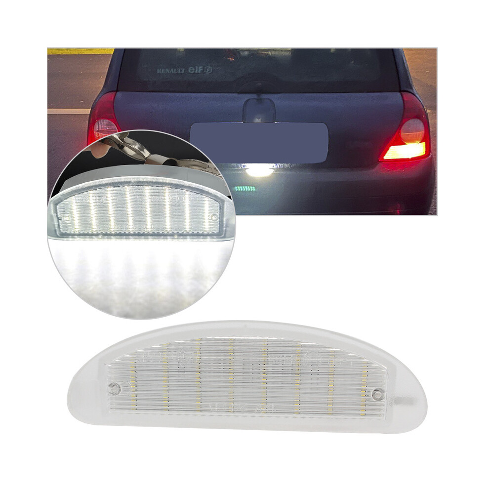 18 Led 12V Canbus Car License Number Plate Lamp 7700410754 No Error For 8692446730324