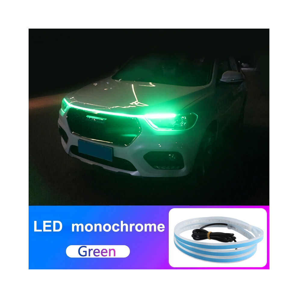 Maxpower (180Cm, ) Car Led Hood Strip Daytime Running Lights Flexible Waterproof Drl Green/Light