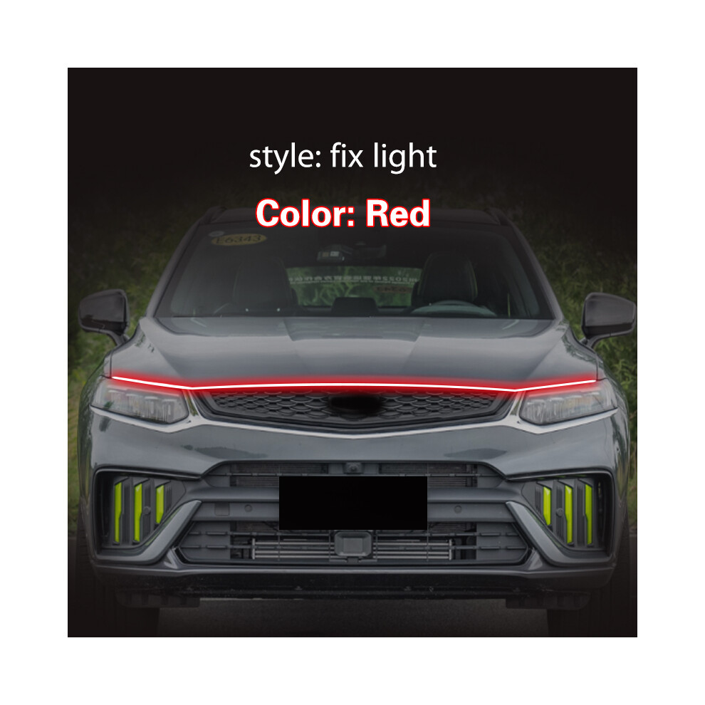 (120Cm, ) Car Led Daytime Running For Geely Xingyue Tugella Yf11 2019-2022 Universal Red 8692446687741