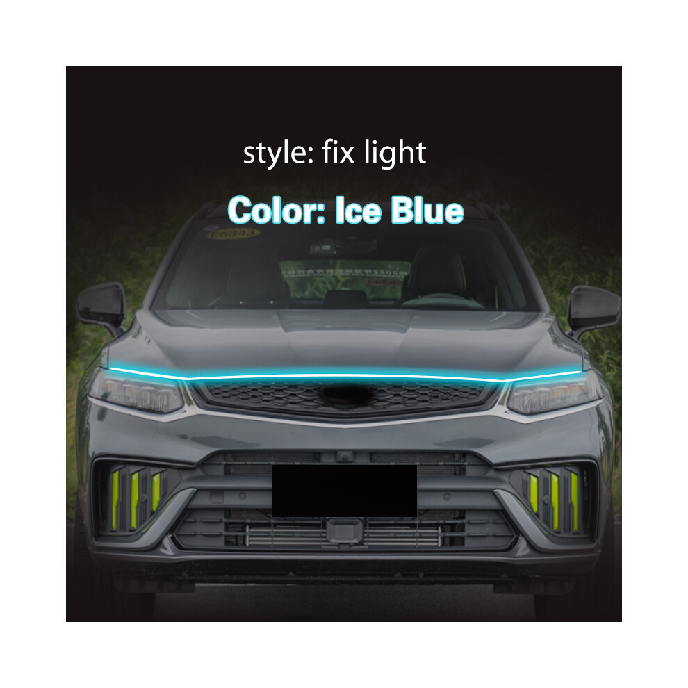 (150Cm, Ice ) Car Led Daytime Running For Geely Xingyue Tugella Yf11 2019-2022 Universal Blue 8692446687802