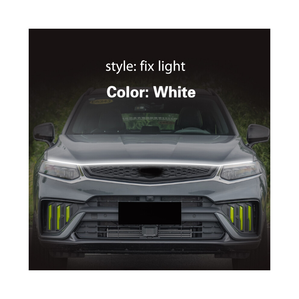Maxpower (180Cm, White) Car Led Daytime Running For Geely Xingyue Tugella Yf11 2019-2022 Universal
