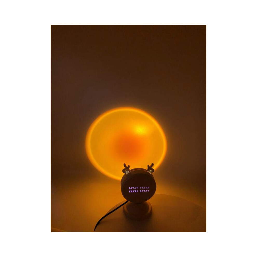 Maxpower (Sunset Red Deer) Mini Sunset Light Net Red Sunset Light Floor-To-Ceiling Photo Projection
