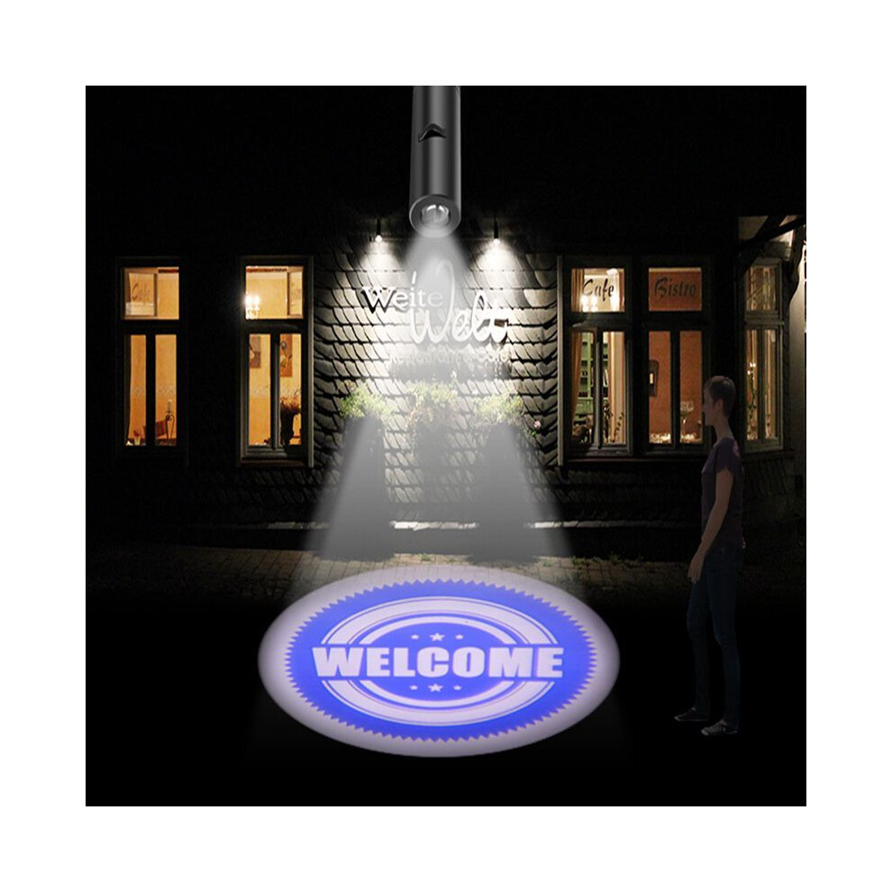 (Welcome) LED Projection Lamp Advertising Lights WELCOME Or MERRY CHRISTMAS Logo