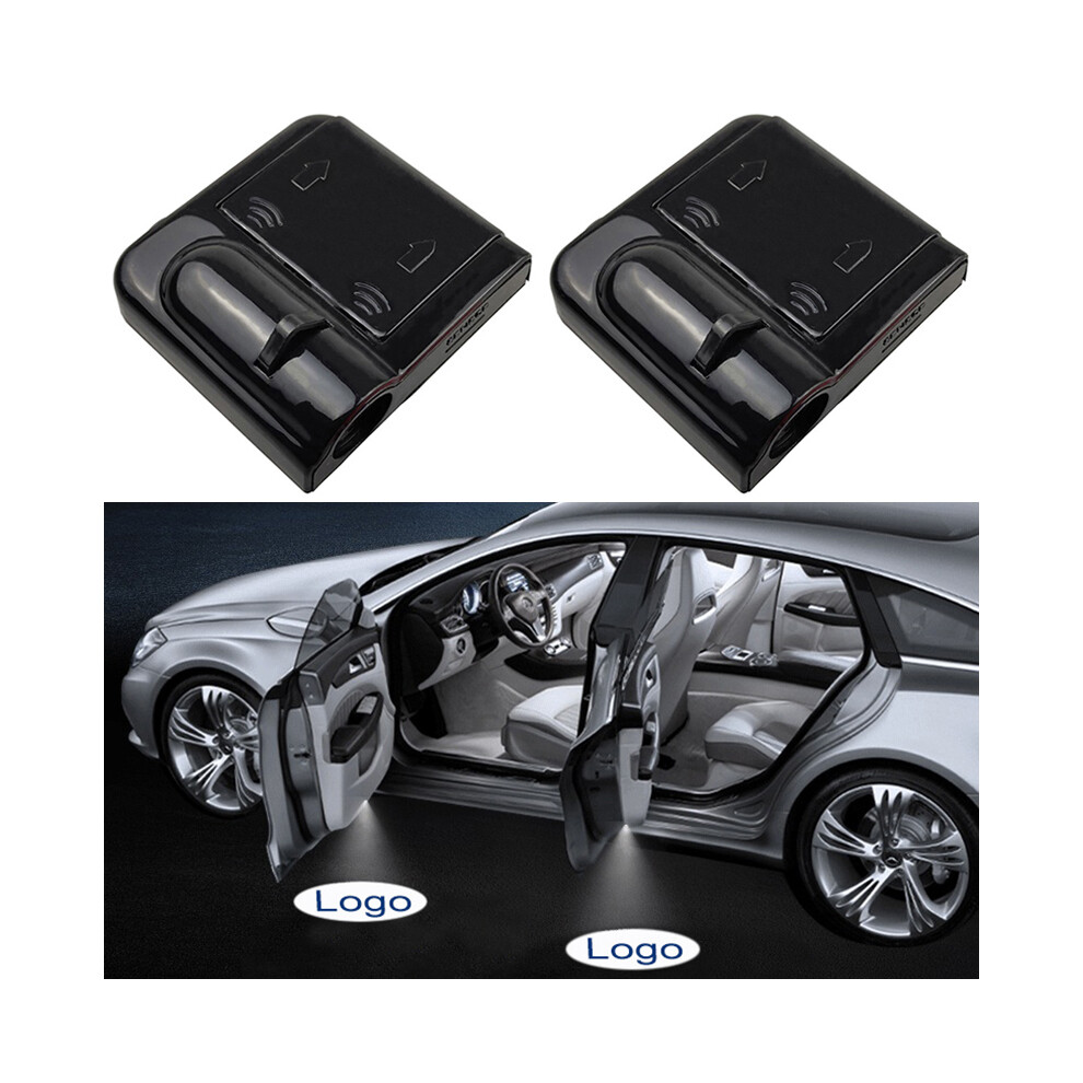 (for Nissan) 2pcs NEW Wireless Led Car Door Welcome Laser Projector Logo Ghost Shadow