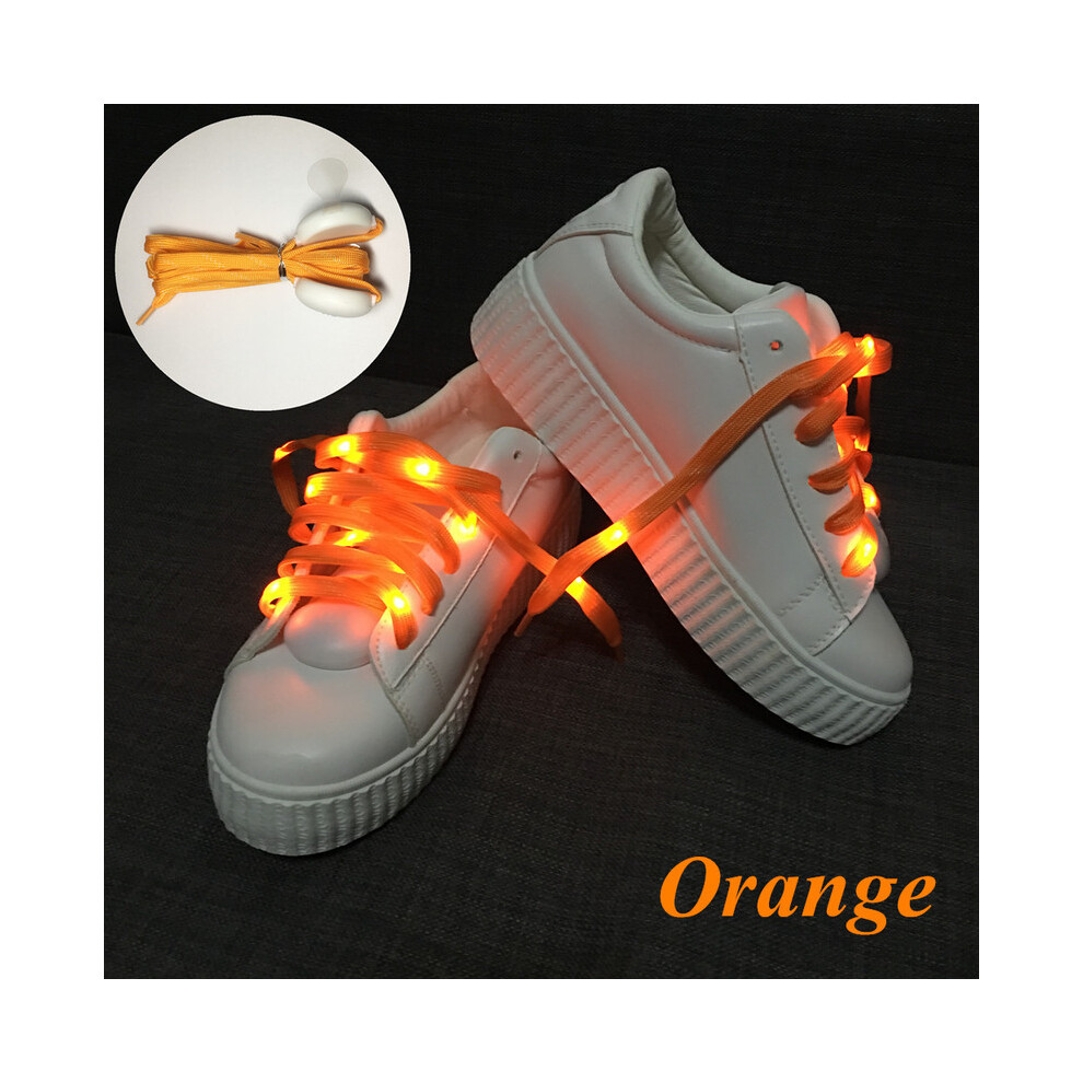 Maxpower (Orange) 2023 New 2M 20 Led Shoelaces Light For Christmas Festival Home Party Orange