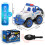(2) DIY Hand Assembled Car Toys Pull Back Military Vehicle Mini Models Motorcycle 1
