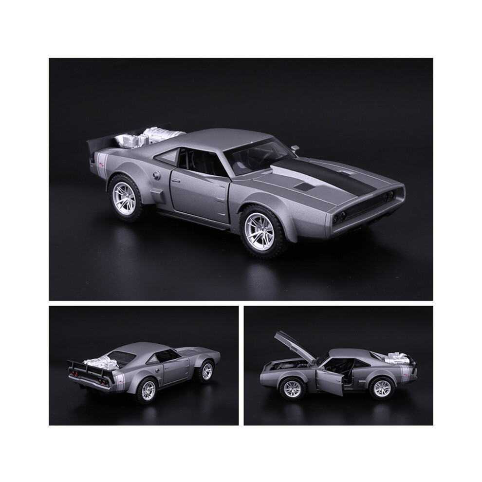 Photos - Toy Car MAXPOWER  1:32 Dodge Charger Alloy Sports Car Model Diecasts Toy Metal Vehicles (Grey)