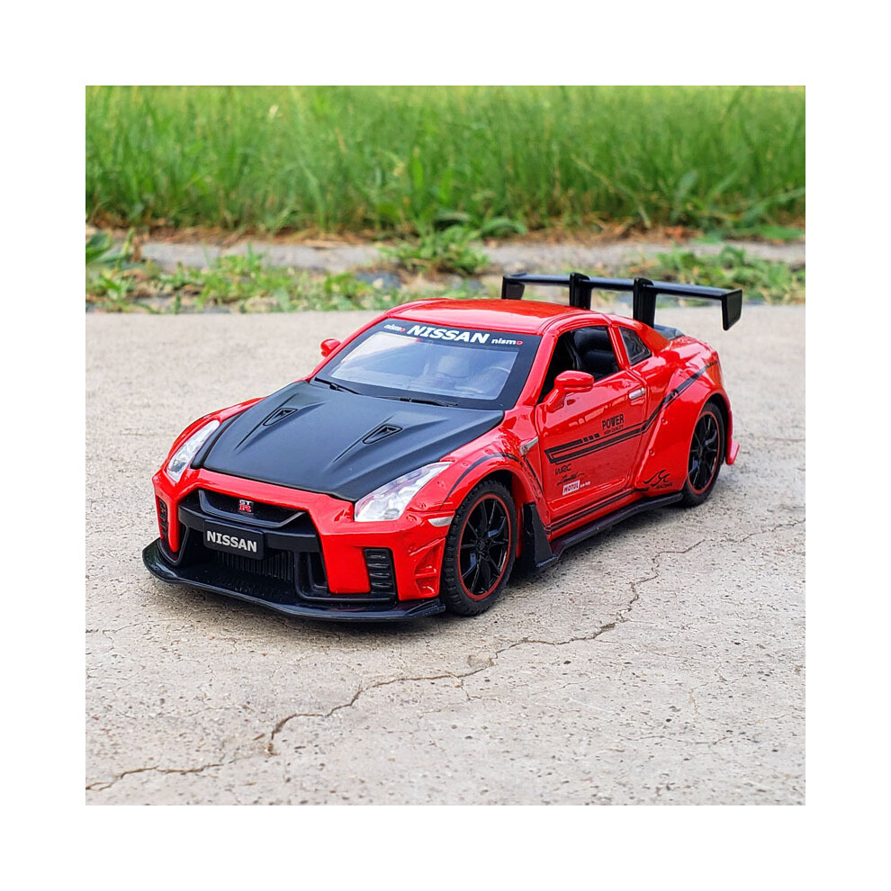 (Red) 1:32 Nissan Skyline Ares GTR R34 R35 Diecasts & Toy Vehicles Metal Toy-image-OPC-PDST2TK-NEW