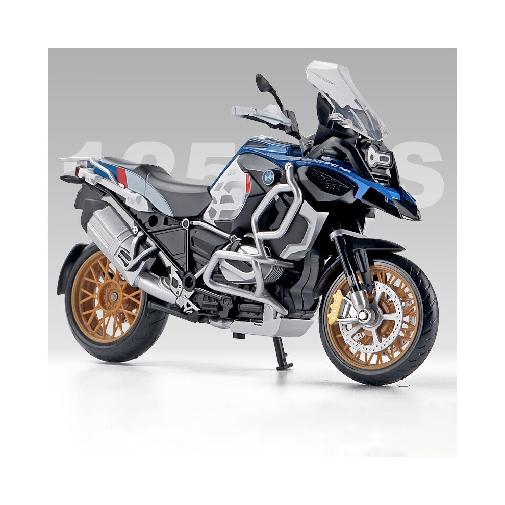 Photos - Toy Car MAXPOWER  1:12 BMW R1250GS ADV Motorcycles Simulation Alloy Motorcycle Model Shock (Blue no box)