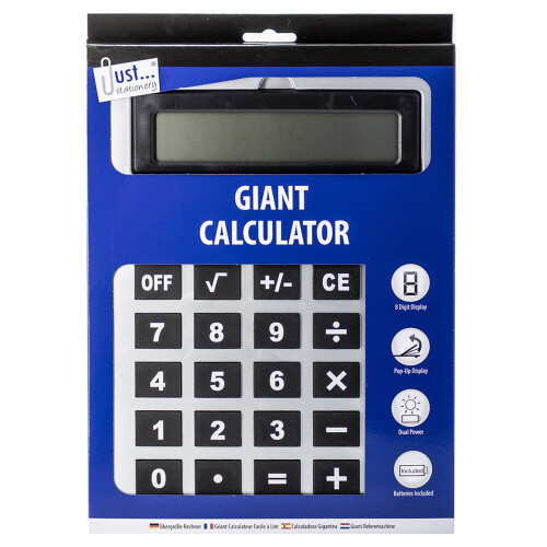 Giant A4 Calculator 210 x 295mm