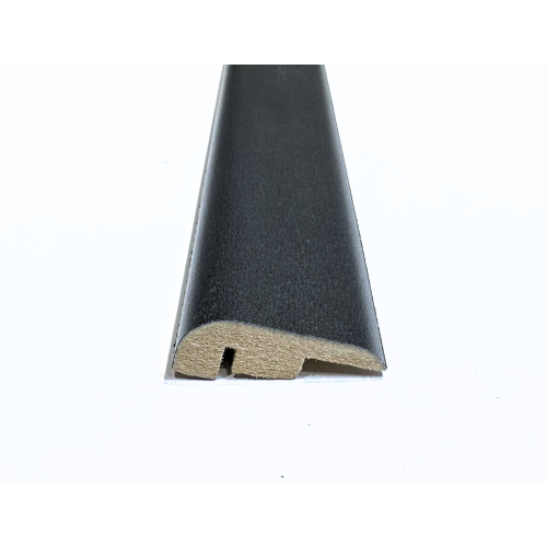 (0.9m, Midnight Sky Black) Solid Laminate/Wood Floor MDF Threshold Strip End Profile