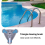 Vacuum Cleaner Head Triangular Pool Head with Side Brush Cleaner Tool 7